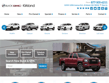 Tablet Screenshot of buickgmcofkirkland.com